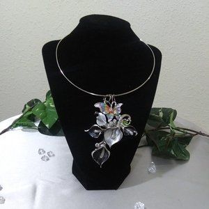 Butterfly-Floral Necklace
